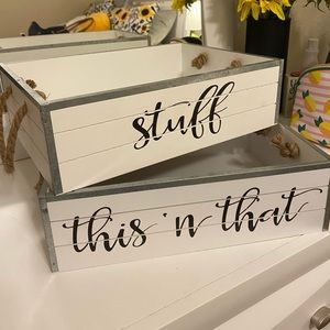 Cute and fashionable Storage boxes